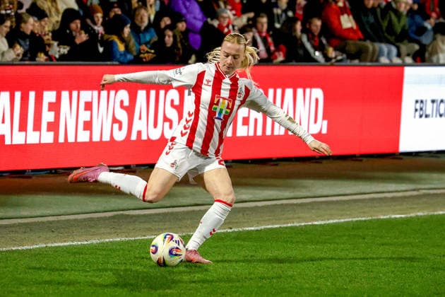 09 02 2026, xsscx, Frauen Fussball, 1 FC Koeln SGS Essen, 1 Fussball Bundesliga, 17 Spieltag, Franz Kremer Stadion, Saison 2025 2026 Anna Gerhardt 1 FC Koeln 21 DFB regulations prohibit any use of photographs as image sequences and or quasi video Photo xSandraxScherningxPressefotoKochx Nordrhein Westfalen Germany