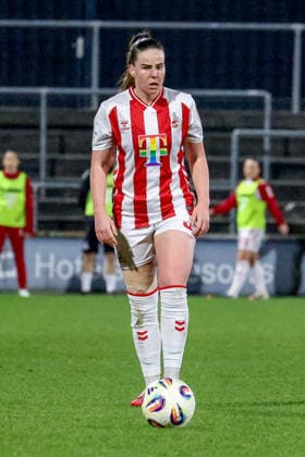 09 02 2026, xsscx, Frauen Fussball, 1 FC Koeln SGS Essen, 1 Fussball Bundesliga, 17 Spieltag, Franz Kremer Stadion, Saison 2025 2026 Adriana Achcinska 1 FC Koeln 9 DFB regulations prohibit any use of photographs as image sequences and or quasi video Photo xSandraxScherningxPressefotoKochx Nordrhein Westfalen Germany