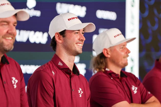 LIV GOLF PRESSER, Marc Leishman, Elvis Smylie, Cam Smith and Lucas Herbert of the Ripper GC Squad speak during a LIV Golf media opportunity at LIV Golf Adelaide Media Centre in Adelaide, South Australia, Tuesday, February 10, 2026. ( NO ARCHIVING Adelaide South Australia Australia  Copyright: xMattxTurnerx 20260210182101080115