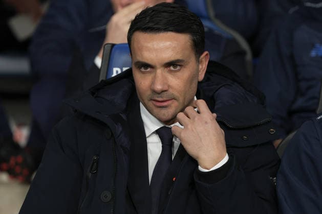 Atalanta BC vs Cremonese, Serie A EniLive 2025 2026 day 24 at New Balance Arena. Italy, Bergamo, 2026 02 09: Raffaele Palladino (Atalanta manager) seated in the bench prior to kick-off during soccer game Atalanta BC vs Cremonese, Serie A EniLive 2025-2026, day 24 at New Balance Arena Italy, Bergamo, 2026 02 09: Atalanta BC vs Cremonese, Serie A EniLive 2025 2026 day 24 at New Balance Arena. - Bergamo Italy Copyright: FabrizioxAndreaxBertani