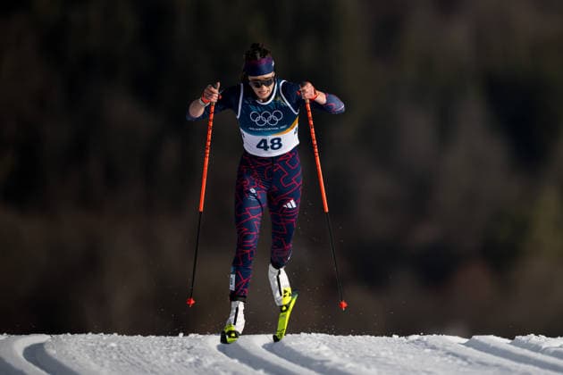 260210 Anna Pryce of Great Britain competes in the women s classic technique cross-country skiing sprint prologue during day 4 of the 2026 Winter Olympics on February 10, 2026 in Val di Fiemme. Photo: Maxim Thore BILDBYRAN kod MT MT0969 skidor cross-country skiing langrenn Olympic Games, Olympische Spiele, Olympia, OS olympics winter olympics os ol olympiska spel vinter-os olympiske leker milano cortina 2026 milan cortina 2026 milano cortina 2026 olympic games milano cortina 2026 winter olympic games milano cortina-os milano cortina-ol vinter-ol 4 bbeng sprint storbritannien *** 260210 Anna Pryce of Great Britain competes in the women s classic technique cross country skiing sprint prologue during day 4 of the 2026 Winter Olympics on February 10, 2026 in Val di Fiemme Photo Maxim Thore BILDBYRAN kod MT MT0969 skidor cross country skiing langrenn olympic games olympics winter olympics os ol olympiska spel vinter os olympiske leker milano cortina 2026 milan cortina 2026 milano cortina 2026 olympic games milano cortina 2026 winter olympic games milano cortina os milano cortina ol vinter ol 4 bbeng sprint storbritannien  Copyright: MAXIMxTHORE BB260210MT019