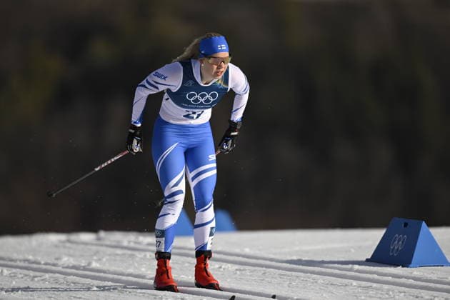 VAL DI FIEMME, ITALY 20260210 Finland s Jasmi Joensuu in the sprint qualification during the Winter Olympics in Val di Fiemme, Italy. *** The image is included in the SPORTS PACKAGE. For others PAYMENT IMAGE *** VAL DI FIEMME ITALY x10430x *** VAL DI FIEMME, ITALY 20260210 Finlands Jasmi Joensuu in the sprint qualification during the Winter Olympics in Val di Fiemme, Italy The image is included in the SPORTS PACKAGE For others PAYMENT IMAGE VAL DI FIEMME ITALY x10430x  Copyright: xChristinexOlsson TTx OLYMPICS 2026 SKIING