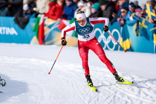 OLYMPICS - Winter Olympic Games, Olympische Spiele, Olympia, OS Milano Cortina 2026 TESERO,ITALY,10.FEB.26 - OLYMPICS, NORDIC SKIING, CROSS COUNTRY SKIING - Winter Olympic Games Milano Cortina 2026, sprint classic, men and women, qualification. Image shows Monika Skinder (POL).  GEPAxpictures xMatthiasxTrinkl