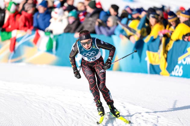 OLYMPICS - Winter Olympic Games, Olympische Spiele, Olympia, OS Milano Cortina 2026 TESERO,ITALY,10.FEB.26 - OLYMPICS, NORDIC SKIING, CROSS COUNTRY SKIING - Winter Olympic Games Milano Cortina 2026, sprint classic, men and women, qualification. Image shows Katherine Sauerbrey (GER).  GEPAxpictures xMatthiasxTrinkl