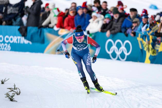 OLYMPICS - Winter Olympic Games, Olympische Spiele, Olympia, OS Milano Cortina 2026 TESERO,ITALY,10.FEB.26 - OLYMPICS, NORDIC SKIING, CROSS COUNTRY SKIING - Winter Olympic Games Milano Cortina 2026, sprint classic, men and women, qualification. Image shows Eui Jin Lee (KOR).  GEPAxpictures xMatthiasxTrinkl