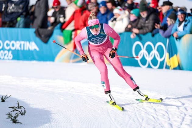 OLYMPICS - Winter Olympic Games, Olympische Spiele, Olympia, OS Milano Cortina 2026 TESERO,ITALY,10.FEB.26 - OLYMPICS, NORDIC SKIING, CROSS COUNTRY SKIING - Winter Olympic Games Milano Cortina 2026, sprint classic, men and women, qualification. Image shows Hanna Karaliova (AIN).  GEPAxpictures xMatthiasxTrinkl
