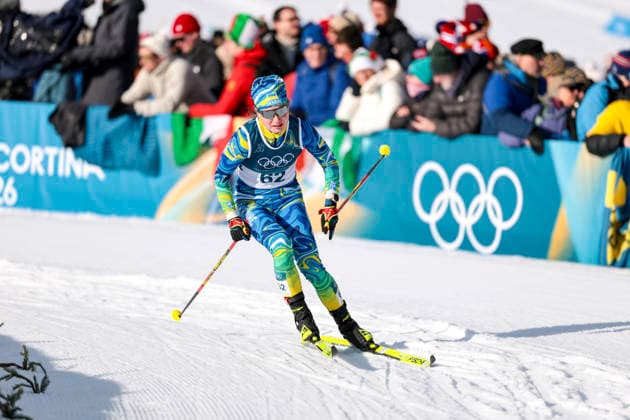 OLYMPICS - Winter Olympic Games, Olympische Spiele, Olympia, OS Milano Cortina 2026 TESERO,ITALY,10.FEB.26 - OLYMPICS, NORDIC SKIING, CROSS COUNTRY SKIING - Winter Olympic Games Milano Cortina 2026, sprint classic, men and women, qualification. Image shows Anastasiia Nikon (UKR).  GEPAxpictures xMatthiasxTrinkl