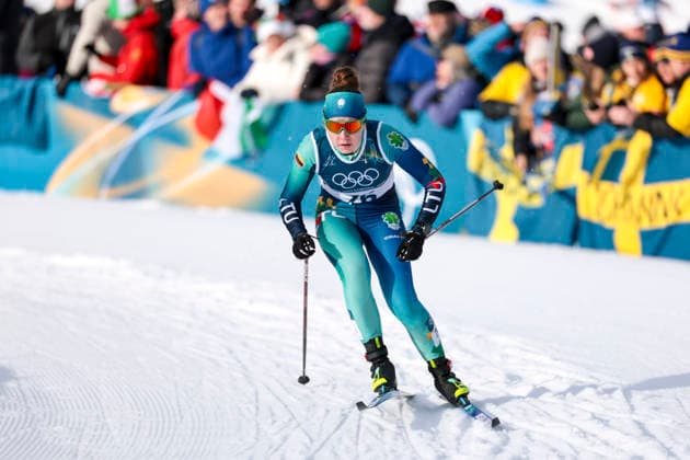 OLYMPICS - Winter Olympic Games, Olympische Spiele, Olympia, OS Milano Cortina 2026 TESERO,ITALY,10.FEB.26 - OLYMPICS, NORDIC SKIING, CROSS COUNTRY SKIING - Winter Olympic Games Milano Cortina 2026, sprint classic, men and women, qualification. Image shows Egle Savickaite (LTU).  GEPAxpictures xMatthiasxTrinkl