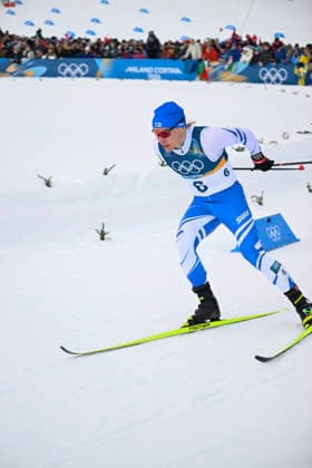 LKS 20260210 Lauri Vuorinen of Finland during the men s Sprint Classic Qualification at the Milano Cortina Winter Olympics at the Tesero Cross Country Skiing Stadium on February 10, 2026. - MARKKU ULANDER Tesero Italy sUSaiN_OLjE  Copyright: xMarkkuxUlanderx sUSaiN_OLjE