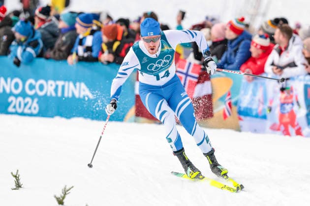 OLYMPICS - Winter Olympic Games, Olympische Spiele, Olympia, OS Milano Cortina 2026 TESERO,ITALY,10.FEB.26 - OLYMPICS, NORDIC SKIING, CROSS COUNTRY SKIING - Winter Olympic Games Milano Cortina 2026, sprint classic, men and women, qualification. Image shows Emil Liekari (FIN).  GEPAxpictures xMatthiasxTrinkl