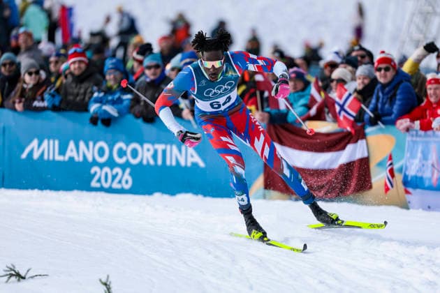 OLYMPICS - Winter Olympic Games, Olympische Spiele, Olympia, OS Milano Cortina 2026 TESERO,ITALY,10.FEB.26 - OLYMPICS, NORDIC SKIING, CROSS COUNTRY SKIING - Winter Olympic Games Milano Cortina 2026, sprint classic, men and women, qualification. Image shows Stevenson Savart (HAI).  GEPAxpictures xMatthiasxTrinkl