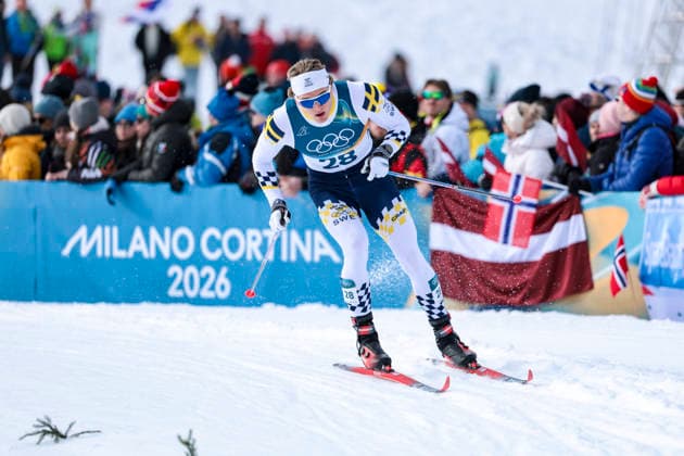 OLYMPICS - Winter Olympic Games, Olympische Spiele, Olympia, OS Milano Cortina 2026 TESERO,ITALY,10.FEB.26 - OLYMPICS, NORDIC SKIING, CROSS COUNTRY SKIING - Winter Olympic Games Milano Cortina 2026, sprint classic, men and women, qualification. Image shows Edvin Anger (SWE).  GEPAxpictures xMatthiasxTrinkl