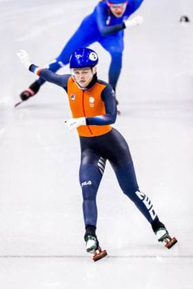 MILAN Xandra Velzeboer in action during the women s 500 meters qualifying event at the Milan Ice Skating Area during the Winter Olympics. ROBIN VAN LONKHUIJSEN ANP xVIxANPxSportx xxANPxIVx 550223282 originalFilename: 550223282.jpg