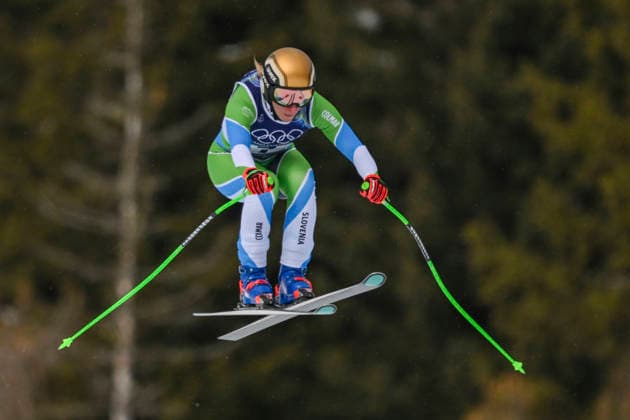 OLYMPICS - Winter Olympic Games, Olympische Spiele, Olympia, OS Milano Cortina 2026 CORTINA D AMPEZZO,ITALY,10.FEB.26 - OLYMPICS, ALPINE SKIING - Winter Olympic Games Milano Cortina 2026, team combined, downhill, women. Image shows Ilka Stuhec (SLO) .  GEPAxpictures xAlexanderxSolc