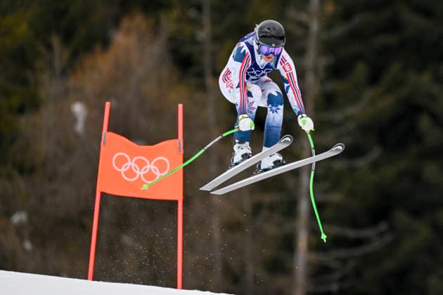 OLYMPICS - Winter Olympic Games, Olympische Spiele, Olympia, OS Milano Cortina 2026 CORTINA D AMPEZZO,ITALY,10.FEB.26 - OLYMPICS, ALPINE SKIING - Winter Olympic Games Milano Cortina 2026, team combined, downhill, women. Image shows Kajsa Vickhoff Lie (NOR).  GEPAxpictures xAlexanderxSolc