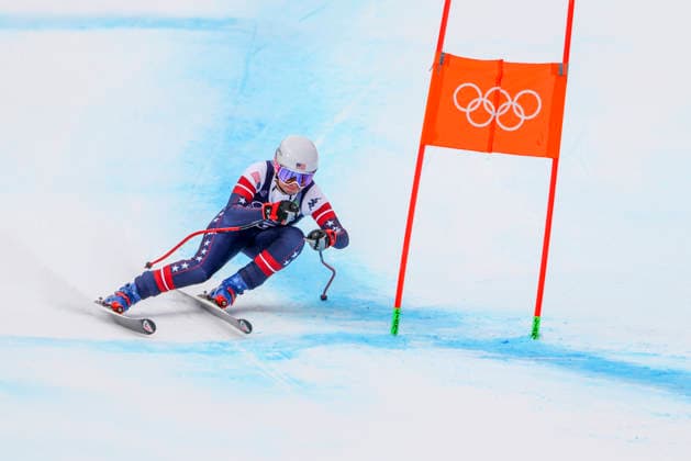 OLYMPICS - Winter Olympic Games, Olympische Spiele, Olympia, OS Milano Cortina 2026 CORTINA D AMPEZZO,ITALY,10.FEB.26 - OLYMPICS, ALPINE SKIING - Winter Olympic Games Milano Cortina 2026, team combined, downhill, women. Image shows Jacqueline Wiles (USA).  GEPAxpictures xMaticxKlansek