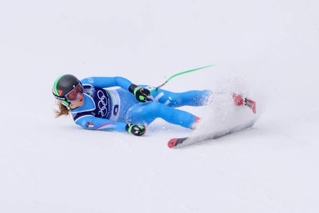 OLYMPICS - Winter Olympic Games, Olympische Spiele, Olympia, OS Milano Cortina 2026 CORTINA D AMPEZZO,ITALY,10.FEB.26 - OLYMPICS, ALPINE SKIING - Winter Olympic Games Milano Cortina 2026, team combined, downhill, women. Image shows Sofia Goggia (ITA) .  GEPAxpictures xMaticxKlansek