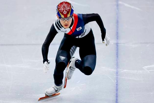 Jongun Rim of Republic of Korea Men s 1000m, Milano Cortina 2026 Winter Olympics: Day 4, Short Track Speed skating, Eisschnelllauf - Milano Cortina 2026 Winter Olympics: Day 4, Milano Speed Skating Stadium, February 10, 2026, Milan, Italy.