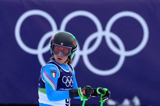 durante la Combinata a squadre donne, discesa liberain occasione delle Olimpiadi Invernali Milano-Cortina 2026 10 Febbraio 2026, Cortina, Italia (Foto Davide Spada LaPresse) during the women s team combined downhill event at the Milan-Cortina 2026 Winter Olympics, February 10, 2026, Cortina, Italy  Copyright: xSpada LaPressex