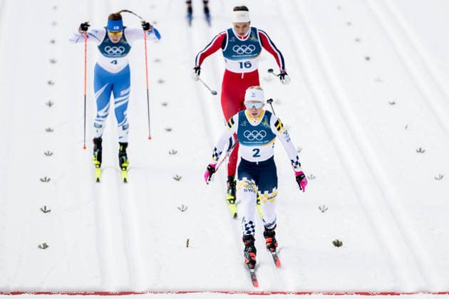 260210 Jonna Sundling of Sweden and Kristine Stavas Skistad of Norway compete in the women s classic technique cross-country skiing sprint quarter final during day 4 of the 2026 Winter Olympics on February 10, 2026 in Val di Fiemme. Photo: Joel Marklund BILDBYRAN kod JM MT0969 skidor cross-country skiing langrenn Olympic Games, Olympische Spiele, Olympia, OS olympics winter olympics os ol olympiska spel vinter-os olympiske leker milano cortina 2026 milan cortina 2026 milano cortina 2026 olympic games milano cortina 2026 winter olympic games milano cortina-os milano cortina-ol vinter-ol 4 bbeng sprint *** 260210 Jonna Sundling of Sweden and Kristine Stavas Skistad of Norway compete in the women s classic technique cross country skiing sprint quarter final during day 4 of the 2026 Winter Olympics on February 10, 2026 in Val di Fiemme Photo Joel Marklund BILDBYRAN kod JM MT0969 skidor cross country skiing langrenn olympic games olympics winter olympics os ol olympiska spel vinter os olympiske leker milano cortina 2026 milan cortina 2026 milano cortina 2026 olympic games milano cortina 2026 winter olympic games milano cortina os milano cortina ol vinter ol 4 bbeng sprint  Copyright: JOELxMARKLUND BB260210JM030