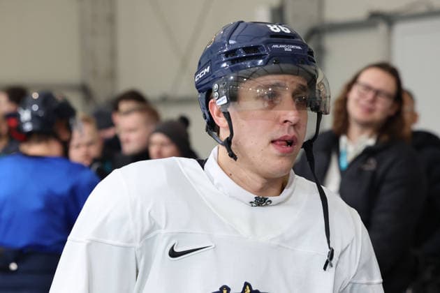 February 10, 2026, Milan, Lombardy, Italy: TERAVAINEN Teuvo of Team Finland during menÃ¢â‚¬â ¢s Ice hockey, Eishockey practice during the Milano Cortina 2026 Olympic Winter games, Winterspiele,Spiele, Summer games at Milano Santagiulia Ice Hockey Arena. Olympics 2026: Milano Cortina: Ice Hockey  - ZUMAm117 20260210_oly_m117_020 Copyright: xDavidxMcIntyrex