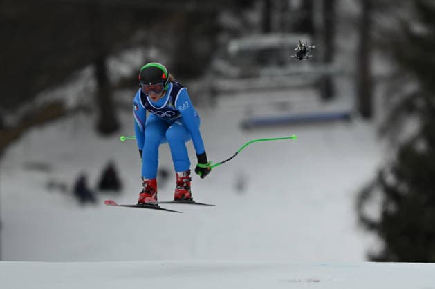 February 10, 2026, Cortina, Veneto, Italy: Sofia Goggia Lara Della Mea from Italia during the Winter Olympic Games, Olympische Spiele, Olympia, OS Milano Cortina 2026, in Tofane Alpine Skiing Centre , on February 10 2026, in Cortina, Italy Cortina Italy - ZUMAm345 20260210_oly_m345_012 Copyright: xFedericoxManonix