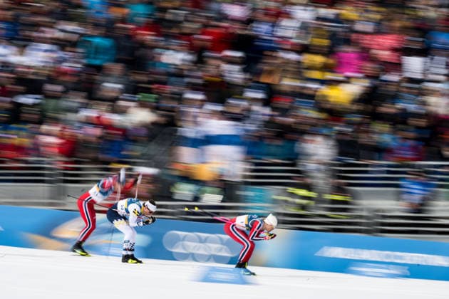 260210 Johan Häggström of Sweden and Johannes Hosflot Klaebo of Norway compete in the men s classic technique cross-country skiing sprint quarter final during day 4 of the 2026 Winter Olympics on February 10, 2026 in Val di Fiemme. Photo: Maxim Thore BILDBYRAN kod MT MT0970 skidor cross-country skiing langrenn Olympic Games, Olympische Spiele, Olympia, OS olympics winter olympics os ol olympiska spel vinter-os olympiske leker milano cortina 2026 milan cortina 2026 milano cortina 2026 olympic games milano cortina 2026 winter olympic games milano cortina-os milano cortina-ol vinter-ol 4 bbeng sprint sverige norge *** 260210 Johan Häggström of Sweden and Johannes Hosflot Klaebo of Norway compete in the men s classic technique cross country skiing sprint quarter final during day 4 of the 2026 Winter Olympics on February 10, 2026 in Val di Fiemme Photo Maxim Thore BILDBYRAN kod MT MT0970 skidor cross country skiing langrenn olympic games olympics winter olympics os ol olympiska spel vinter os olympiske leker milano cortina 2026 milan cortina 2026 milano cortina 2026 olympic games milano cortina 2026 winter olympic games milano cortina os milano cortina ol vinter ol 4 bbeng sprint sverige norge  Copyright: MAXIMxTHORE BB260210MT122
