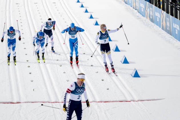 260210 Alvar Myhlback of Sweden competes in the men s classic technique cross-country skiing sprint quarter final during day 4 of the 2026 Winter Olympics on February 10, 2026 in Val di Fiemme. Photo: Joel Marklund BILDBYRAN kod JM MT0970 skidor cross-country skiing langrenn Olympic Games, Olympische Spiele, Olympia, OS olympics winter olympics os ol olympiska spel vinter-os olympiske leker milano cortina 2026 milan cortina 2026 milano cortina 2026 olympic games milano cortina 2026 winter olympic games milano cortina-os milano cortina-ol vinter-ol 4 bbeng sprint sverige jubel *** 260210 Alvar Myhlback of Sweden competes in the men s classic technique cross country skiing sprint quarter final during day 4 of the 2026 Winter Olympics on February 10, 2026 in Val di Fiemme Photo Joel Marklund BILDBYRAN kod JM MT0970 skidor cross country skiing langrenn olympic games olympics winter olympics os ol olympiska spel vinter os olympiske leker milano cortina 2026 milan cortina 2026 milano cortina 2026 olympic games milano cortina 2026 winter olympic games milano cortina os milano cortina ol vinter ol 4 bbeng sprint sverige jubel  Copyright: JOELxMARKLUND BB260210JM062