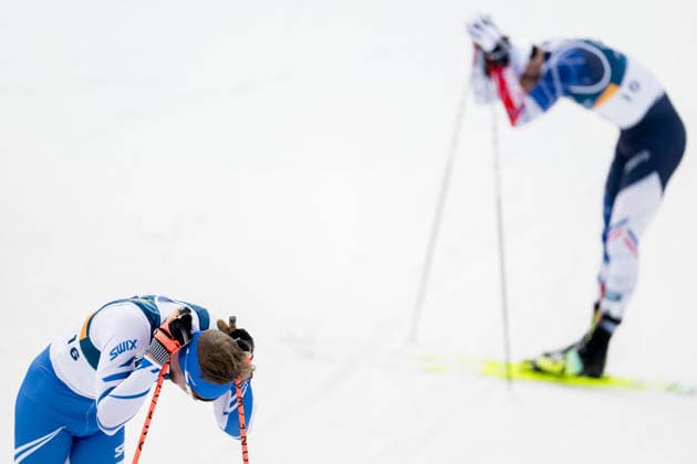 260210 Joni Maki of Finland and Lucas Chanavat of France look dejected after competing in the men s classic technique cross-country skiing sprint quarter final during day 4 of the 2026 Winter Olympics on February 10, 2026 in Val di Fiemme. Photo: Joel Marklund BILDBYRAN kod JM MT0970 skidor cross-country skiing langrenn Olympic Games, Olympische Spiele, Olympia, OS olympics winter olympics os ol olympiska spel vinter-os olympiske leker milano cortina 2026 milan cortina 2026 milano cortina 2026 olympic games milano cortina 2026 winter olympic games milano cortina-os milano cortina-ol vinter-ol 4 bbeng sprint depp frankrike *** 260210 Joni Maki of Finland and Lucas Chanavat of France look dejected after competing in the men s classic technique cross country skiing sprint quarter final during day 4 of the 2026 Winter Olympics on February 10, 2026 in Val di Fiemme Photo Joel Marklund BILDBYRAN kod JM MT0970 skidor cross country skiing langrenn olympic games olympics winter olympics os ol olympiska spel vinter os olympiske leker milano cortina 2026 milan cortina 2026 milano cortina 2026 olympic games milano cortina 2026 winter olympic games milano cortina os milano cortina ol vinter ol 4 bbeng sprint depp france  Copyright: JOELxMARKLUND BB260210JM068