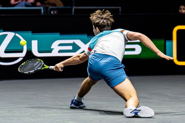 2026-02-10 ABN AMRO Open - Day Two ROTTERDAM, NETHERLANDS - FEBRUARY 10: Mees Rottgering competing during Day Two of the ABN AMRO Open at Rotterdam Ahoy on February 10, 2026 in Rotterdam, Netherlands. (Photo by Gabriel Calvino Alonso BSR Agency) Rotterdam Netherlands Content not available for redistribution in The Netherlands directly or indirectly through any third parties. Copyright: xBSRxAgencyx