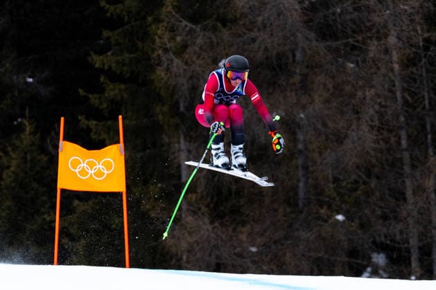 HUETTER Cornelia (Oesterreich - Team 1), ITA, Olympische Spiele Milano Cortina 2026, Olympia, Ski Alpin, Alpine Team Kombination, Abfahrt Damen, 10.02.2026 ITA, Olympische Spiele Milano Cortina 2026, Olympia, Ski Alpin, Alpine Team Kombination, Abfahrt Damen, 10.02.2026 Cortina d Ampezzo *** HUETTER Cornelia Oesterreich Team 1 , ITA, Olympic Games Milano Cortina 2026, Olympia, Alpine Skiing, Alpine Team Combined, Downhill Women, 10 02 2026 ITA, Olympic Games Milano Cortina 2026, Olympia, Alpine Skiing, Alpine Team Combined, Downhill Women, 10 02 2026 Cortina d Ampezzo Copyright: xEibner-Pressefoto Memmlerx EP_MMR