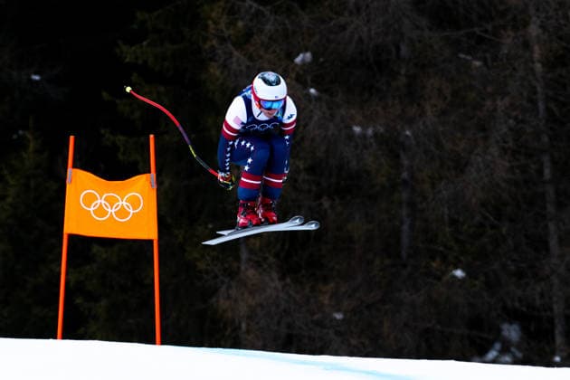 JOHNSON Breezy (USA - Team 1), ITA, Olympische Spiele Milano Cortina 2026, Olympia, Ski Alpin, Alpine Team Kombination, Abfahrt Damen, 10.02.2026 ITA, Olympische Spiele Milano Cortina 2026, Olympia, Ski Alpin, Alpine Team Kombination, Abfahrt Damen, 10.02.2026 Cortina d Ampezzo *** JOHNSON Breezy USA Team 1 , ITA, Olympic Games Milano Cortina 2026, Olympia, Alpine Skiing, Alpine Team Combined, Downhill Women, 10 02 2026 ITA, Olympic Games Milano Cortina 2026, Olympia, Alpine Skiing, Alpine Team Combined, Downhill Women, 10 02 2026 Cortina d Ampezzo Copyright: xEibner-Pressefoto Memmlerx EP_MMR