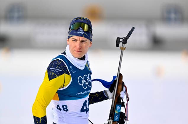 ANTERSELVA, ITALY 20260210 Sweden s Jesper Nelin at the start of the men s 20 km biathlon distance race during the Winter Olympics in Milano Cortina in Anterselva, Italy. *** The image is included in the SPORTS PACKAGE. For others PAYMENT IMAGE *** ANTERSELVA ITALY x10050x *** ANTERSELVA, ITALY 20260210 Sweden s Jesper Nelin at the start of the men s 20 km biathlon distance race during the Winter Olympics in Milano Cortina in Anterselva, Italy The image is included in the SPORTS PACKAGE For others PAYMENT IMAGE ANTERSELVA ITALY x10050x  Copyright: xPontusxLundahl TTx 2026 OLYMPICS BIATHING DISTANCE