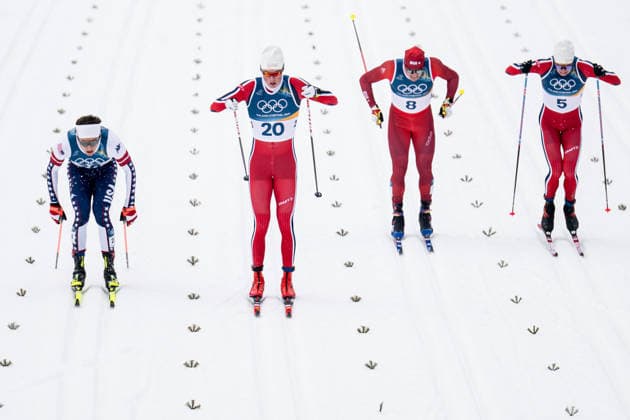 260210 Jc Schoonmaker of United States, Oskar Opstad Vike of Norway, Valerio Grond of Switzerland and Harald ostberg Amundsen of Norway compete in the men s classic technique cross-country skiing sprint quarter final during day 4 of the 2026 Winter Olympics on February 10, 2026 in Val di Fiemme. Photo: Joel Marklund BILDBYRAN kod JM MT0970 skidor cross-country skiing langrenn Olympic Games, Olympische Spiele, Olympia, OS olympics winter olympics os ol olympiska spel vinter-os olympiske leker milano cortina 2026 milan cortina 2026 milano cortina 2026 olympic games milano cortina 2026 winter olympic games milano cortina-os milano cortina-ol vinter-ol 4 bbeng sprint norge schweiz *** 260210 Jc Schoonmaker of United States, Oskar Opstad Vike of Norway, Valerio Grond of Switzerland and Harald ostberg Amundsen of Norway compete in the men s classic technique cross country skiing sprint quarter final during day 4 of the 2026 Winter Olympics on February 10, 2026 in Val di Fiemme Photo Joel Marklund BILDBYRAN kod JM MT0970 skidor cross country skiing langrenn olympic games olympics winter olympics os ol olympiska spel vinter os olympiske leker milano cortina 2026 milan cortina 2026 milano cortina 2026 olympic games milano cortina 2026 winter olympic games milano cortina os milano cortina ol vinter ol 4 bbeng sprint norge schweiz  Copyright: JOELxMARKLUND BB260210JM080