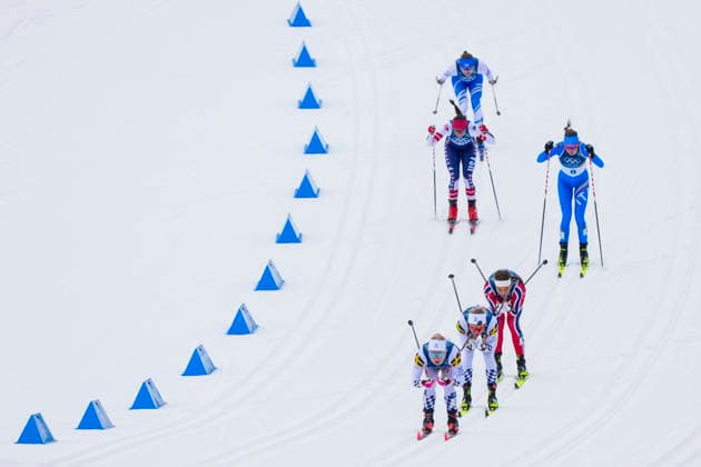 Winter Olympics in Milan Cortina 2026 Val di Fiemme, Italy 20260210. Jonna Sundling from Sweden, Linn Svahn from Sweden and Kristine Stavaas Skistad from Norway during the cross-country sprint finals at the Tesero stadium during the Winter Olympics in Milano Cortina 2026. Photo: Lise Aserud NTB Val di Fiemme Italy EDITORIAL USE ONLY. RESTRICTED USE FOR BETTING COMPANIES Ref:_SPOVZAwy9AvWg4.jpg *** Winter Olympics in Milan Cortina 2026 Val di Fiemme, Italy 20260210 Jonna Sundling from Sweden, Linn Svahn from Sweden and Kristine Stavaas Skistad from Norway during the cross country sprint finals at the Tesero stadium during the Winter Olympics in Milano Cortina 2026 Photo Lise Aserud NTB Val di Fiemme Italy EDITORIAL USE ONLY RESTRICTED USE FOR BETTING COMPANIES  Copyright: xLisexAserudx xNTBx