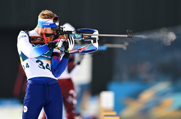 XXV Winter Olympic Games, Olympische Spiele, Olympia, OS in Livigno, Italy, on February 10, 2026. Biathlon Men s 20km Individual. Vitezslav Hornig from Czech Republic during rifle zeroing. (CTKxPhoto OndrejxDeml) CTKPhotoP2026021004931  CTKPhotoP2026021004931