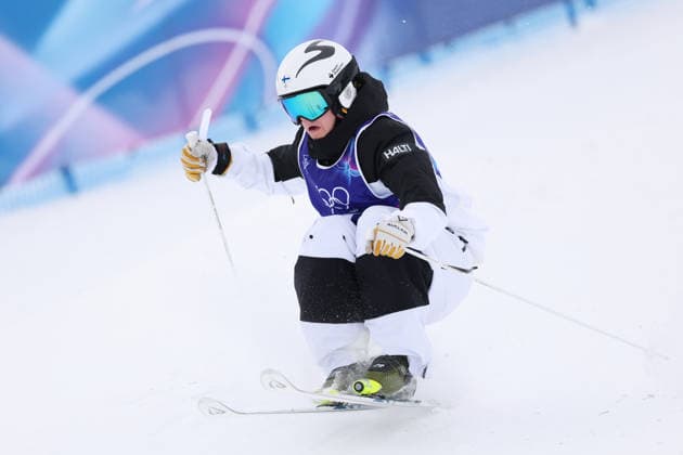 AHVENAINEN Akseli (FIN), FEBRUARY 10, 2026 - Freestyle Skiing : Men s Mogle Qualification during the Milano Cortina 2026 Olympic Winter games, Winterspiele,Spiele, Summer games at Livigno Aerials and Moguls Park in Livigno, Italy.  aflo_319200935