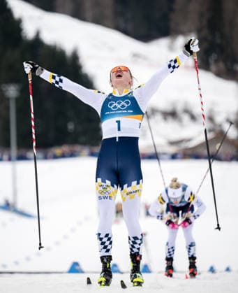 260210 Linn Svahn of Sweden celebrates after winning the women s classic technique cross-country skiing sprint final during day 4 of the 2026 Winter Olympics on February 10, 2026 in Val di Fiemme. Photo: Maxim Thore BILDBYRAN kod MT MT0969 skidor cross-country skiing langrenn Olympic Games, Olympische Spiele, Olympia, OS olympics winter olympics os ol olympiska spel vinter-os olympiske leker milano cortina 2026 milan cortina 2026 milano cortina 2026 olympic games milano cortina 2026 winter olympic games milano cortina-os milano cortina-ol vinter-ol 4 bbeng sprint sverige jubel os-guld guld gold *** 260210 Linn Svahn of Sweden celebrates after winning the women s classic technique cross country skiing sprint final during day 4 of the 2026 Winter Olympics on February 10, 2026 in Val di Fiemme Photo Maxim Thore BILDBYRAN kod MT MT0969 skidor cross country skiing langrenn olympic games olympics winter olympics os ol olympiska spel vinter os olympiske leker milano cortina 2026 milan cortina 2026 milano cortina 2026 olympic games milano cortina 2026 winter olympic games milano cortina os milano cortina ol vinter ol 4 bbeng sprint sverige jubel os guld guld gold  Copyright: MAXIMxTHORE BB260210MT148
