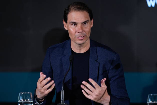 February 10, 2026, Madrid, Madrid, Spain: Rafa Nadal attends during the presentation of the Spin&Swing initiative by the Rafa Nadal Foundation and Cantabria Labs, at the Real Club de Campo Villa de Madrid on February 10, 2026, in Madrid, Spain. Madrid Spain - ZUMAa181 20260210_zaa_a181_012 Copyright: xDennisxAgyemanx