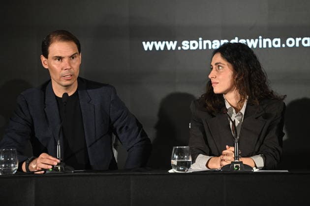 Rafa Nadal y Cantabria Labs presentan Spin&Swing Rafa Nadal y Xisca Perelló durante la presentación de Spin&Swing en el Real Club de Campo Villa de Madrid, a 10 de febrero de 2026, en Madrid (Espana). Se trata de la nueva iniciativa deportiva solidaria impulsada por Rafa Nadal y Cantabria Labs, destinada a apoyar los proyectos sociales de la Fundación Rafa Nadal. FAMOSOS;NADAL;ASOCIACIÓN José Madrid Madrid Espana  Copyright: xJosÃ xOlivax 7279110