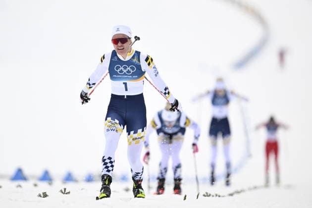 VAL DI FIEMME, ITALIEN 20260210 Sveriges Linn Svahn vinner damernas final i sprint under vinter-OS i Val di Fiemme, Italien. *** Bilden ingar i SPORTPAKET. För övriga BETALBILD *** VAL DI FIEMME ITALIEN x10430x *** VAL DI FIEMME, ITALY 20260210 Swedens Linn Svahn wins the womens sprint final at the Winter Olympics in Val di Fiemme, Italy Picture in SPORTPAKET For others PAYPICTURE VAL DI FIEMME ITALY x10430x  Copyright: xChristinexOlsson TTx OS 2026 SKIDOR SPRINT