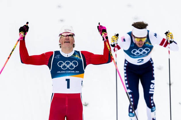 Milano Cortina 2026, cross-country skiing, men, classic sprint, Olympic champion Johannes Hosflot Klaebo