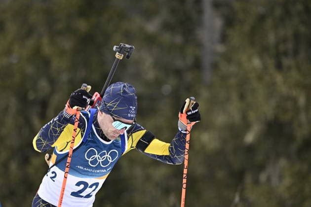 ANTERSELVA, ITALY 20260210 Sweden s Jesper Nelin during the men s 20 km biathlon distance race during the Winter Olympics in Milano Cortina in Anterselva, Italy. *** The image is included in the SPORTS PACKAGE. For others PAYMENT IMAGE *** ANTERSELVA ITALY x10050x *** ANTERSELVA, ITALY 20260210 Sweden s Jesper Nelin during the men s 20 km biathlon distance race during the Winter Olympics in Milano Cortina in Anterselva, Italy The image is included in the SPORTS PACKAGE For others PAYMENT IMAGE ANTERSELVA ITALY x10050x  Copyright: xPontusxLundahl TTx 2026 OLYMPICS BIATHING DISTANCE