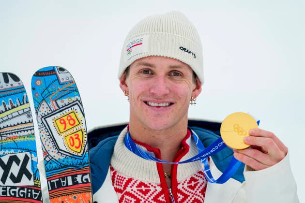 Winter Olympics in Milan Cortina 2026 Livigno, Italy 20260210. Birk Ruud from Norway cheers during the freeski slopestyle final at the Winter Olympics in Milano Cortina 2026. Photo: Cornelius Poppe NTB Livigno Italy EDITORIAL USE ONLY. RESTRICTED USE FOR BETTING COMPANIES Ref:_SPOZsar2KkGmkU.jpg *** Winter Olympics in Milan Cortina 2026 Livigno, Italy 20260210 Birk Ruud from Norway cheers during the freeski slopestyle final at the Winter Olympics in Milano Cortina 2026 Photo Cornelius Poppe NTB Livigno Italy EDITORIAL USE ONLY RESTRICTED USE FOR BETTING COMPANIES  Copyright: xCorneliusxPoppex xNTBx