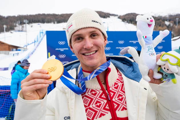 Winter Olympics in Milan Cortina 2026 Livigno, Italy 20260210. Birk Ruud from Norway celebrates with the gold medal after the freeski slopestyle final during the Winter Olympics in Milano Cortina 2026. Photo: Cornelius Poppe NTB Livigno Italy EDITORIAL USE ONLY. RESTRICTED USE FOR BETTING COMPANIES Ref:_SPOXaCw8mMar2c.jpg *** Winter Olympics in Milan Cortina 2026 Livigno, Italy 20260210 Birk Ruud from Norway celebrates with the gold medal after the freeski slopestyle final during the Winter Olympics in Milano Cortina 2026 Photo Cornelius Poppe NTB Livigno Italy EDITORIAL USE ONLY RESTRICTED USE FOR BETTING COMPANIES  Copyright: xCorneliusxPoppex xNTBx