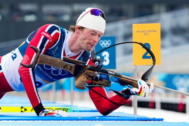 Winter Olympics in Milan Cortina 2026 Anterselva, Italy 20260210. Sturla Holm Laegreid from Norway during the men s 20km biathlon in Anterselva during the Winter Olympics in Milano Cortina 2026. Photo: Heiko Junge NTB Anterselva Italy EDITORIAL USE ONLY. RESTRICTED USE FOR BETTING COMPANIES Ref:_SPOD_YbjWyOZDY.jpg *** Winter Olympics in Milan Cortina 2026 Anterselva, Italy 20260210 Sturla Holm Laegreid from Norway during the men s 20km biathlon in Anterselva during the Winter Olympics in Milano Cortina 2026 Photo Heiko Junge NTB Anterselva Italy EDITORIAL USE ONLY RESTRICTED USE FOR BETTING COMPANIES  Copyright: xHeikoxJungex xNTBx