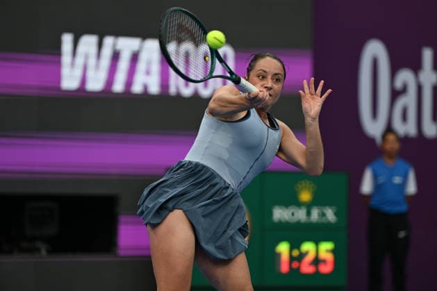 Qatar TotalEnergies Open 2026 - Day Three DOHA, QATAR FEBRUARY 10: Elisabetta Cocciaretto of Italy competes against Coco Gauff of the United States in the second round on Day Three of the Qatar TotalEnergies Open, part of the Hologic WTA, Tennis Damen Tour, at the Khalifa International Tennis and Squash Complex on February 10, 2026 in Doha, Qatar. Doha Qatar  Copyright: xArturxWidakx originalFilename:widak-qatartot260210_npwlO.jpg