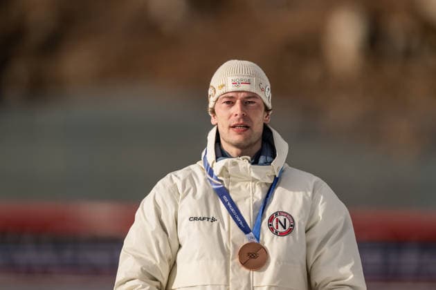 260210 Sturla Holm Laegreid of Norway celebrates with his bronze medal after competing men s biathlon 20 km individual during day 4 of the 2026 Winter Olympics on February 10, 2026 in Anterselva. Photo: Mathias Bergeld BILDBYRAN kod MB MB1320 skidskytte biathlon skiskyting Olympic Games, Olympische Spiele, Olympia, OS olympics winter olympics os ol olympiska spel vinter-os olympiske leker milano cortina 2026 milan cortina 2026 milano cortina 2026 olympic games milano cortina 2026 winter olympic games milano cortina-os milano cortina-ol vinter-ol 4 bbeng 20 km individual jubel norge brons bronze *** 260210 Sturla Holm Laegreid of Norway celebrates with his bronze medal after competing men s biathlon 20 km individual during day 4 of the 2026 Winter Olympics on February 10, 2026 in Anterselva Photo Mathias Bergeld BILDBYRAN code MB MB1320 biathlon biathlon biathlon olympic games olympics olympics winter olympics os ol olympiska spel vinter os olympiske leker milano cortina 2026 milan cortina 2026 milano cortina 2026 olympic games milano cortina 2026 winter olympic games milano cortina os milano cortina ol vinter ol 4 bbeng 20 km individual jubel norge bronz bronze  Copyright: MATHIASxBERGELD BB260210MB074
