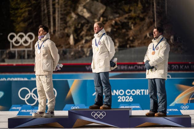 260210 Eric Perrot of France, Johan-Olav Botn of Norway and Sturla Holm Laegreid of Norway celebrate with their medals after competing men s biathlon 20 km individual during day 4 of the 2026 Winter Olympics on February 10, 2026 in Anterselva. Photo: Mathias Bergeld BILDBYRAN kod MB MB1320 skidskytte biathlon skiskyting Olympic Games, Olympische Spiele, Olympia, OS olympics winter olympics os ol olympiska spel vinter-os olympiske leker milano cortina 2026 milan cortina 2026 milano cortina 2026 olympic games milano cortina 2026 winter olympic games milano cortina-os milano cortina-ol vinter-ol 4 bbeng 20 km individual jubel norge guld gold silver brons bronze *** 260210 Eric Perrot of France, Johan Olav Botn of Norway and Sturla Holm Laegreid of Norway celebrate with their medals after competing men s biathlon 20 km individual during day 4 of the 2026 Winter Olympics on February 10, 2026 in Anterselva Photo Mathias Bergeld BILDBYRAN code MB MB1320 biathlon biathlon biathlon olympic games olympics olympics winter olympics os ol olympiska spel vinter os olympiske leker milano cortina 2026 milan cortina 2026 milano cortina 2026 olympic games milano cortina 2026 winter olympic games milano cortina os milano cortina ol vinter ol 4 bbeng 20 km individual jubel norge guld gold silver brons bronze  Copyright: MATHIASxBERGELD BB260210MB077