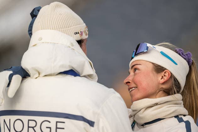 260210 Sturla Holm Laegreid and Ingrid Landmark Tandrevold of Norway after men s biathlon 20 km individual during day 4 of the 2026 Winter Olympics on February 10, 2026 in Anterselva. Photo: Mathias Bergeld BILDBYRAN kod MB MB1320 skidskytte biathlon skiskyting Olympic Games, Olympische Spiele, Olympia, OS olympics winter olympics os ol olympiska spel vinter-os olympiske leker milano cortina 2026 milan cortina 2026 milano cortina 2026 olympic games milano cortina 2026 winter olympic games milano cortina-os milano cortina-ol vinter-ol 4 bbeng 20 km individual *** 260210 Sturla Holm Laegreid and Ingrid Landmark Tandrevold of Norway after men s biathlon 20 km individual during day 4 of the 2026 Winter Olympics on February 10, 2026 in Anterselva Photo Mathias Bergeld BILDBYRAN code MB MB1320 biathlon biathlon olympic games olympics olympics winter olympics os ol olympiska spel vinter os olympiske leker milano cortina 2026 milan cortina 2026 milano cortina 2026 olympic games milano cortina 2026 winter olympic games milano cortina os milano cortina ol vinter ol 4 bbeng 20 km individual  Copyright: MATHIASxBERGELD BB260210MB082